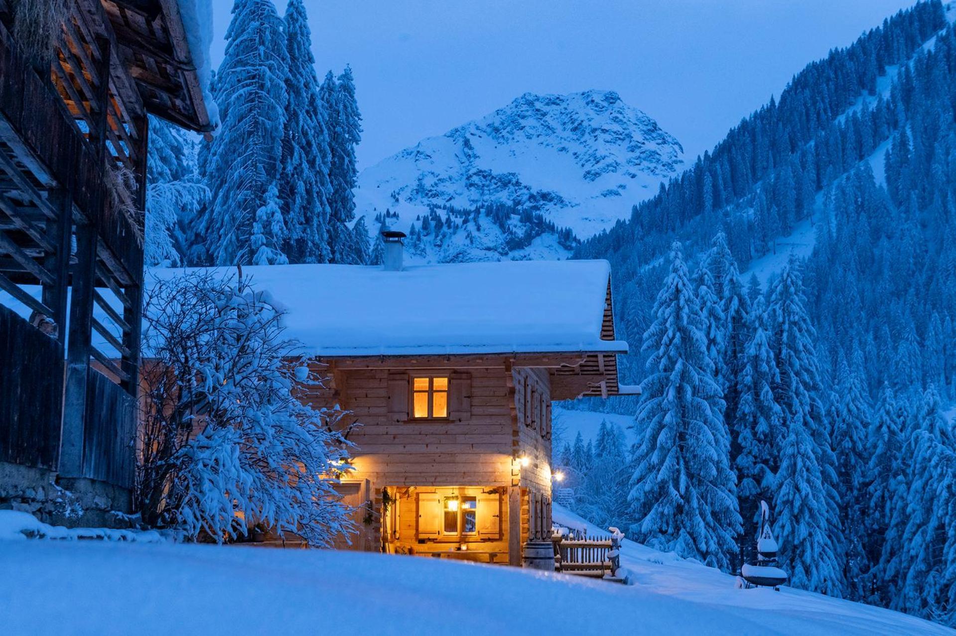 Chalet Berghaus Manuaf Villa Schruns Eksteriør bilde